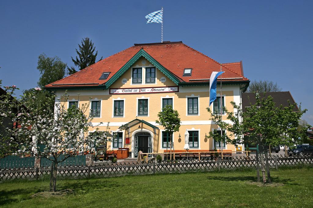 Gasthof Zur Post Oberwirt Chieming Buitenkant foto